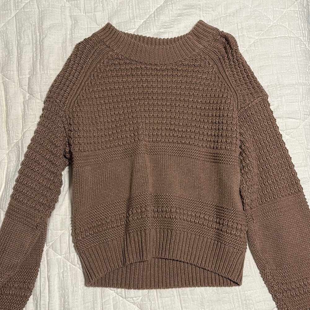 Brown sweater
